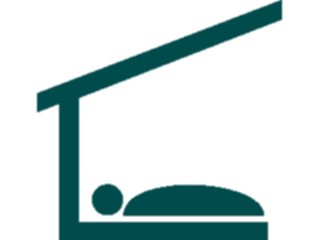 Sticker Custom Preview Image #097376 Outdoor Recreation Silhouettes Sheltered Camping