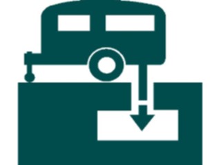 Sticker Custom Preview Image #097392 Outdoor Recreation Silhouettes Trailers Sewage Dump Site