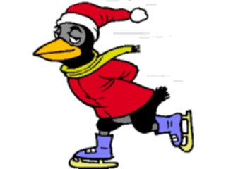 Sticker Custom Preview Image #097417 Outdoor Recreation Skating Ice Skating Bird