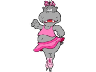 Sticker Custom Preview Image #097421 Outdoor Recreation Skating Ice Skating Hippo