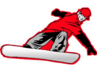 Sticker Custom Preview Image #097624 Outdoor Recreation Winter Activities Snowboarder10