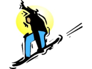 Sticker Custom Preview Image #097632 Outdoor Recreation Winter Activities Snowboarder18