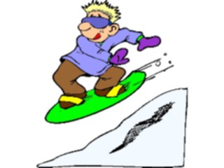 Sticker Custom Preview Image #097643 Outdoor Recreation Winter Activities Snowboarder29