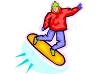 Sticker Custom Preview Image #097655 Outdoor Recreation Winter Activities Snowboarder41