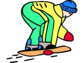 Sticker Custom Preview Image #097659 Outdoor Recreation Winter Activities Snowboarder45