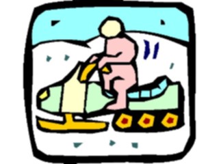 Sticker Custom Preview Image #097675 Outdoor Recreation Winter Activities Snowmobile06