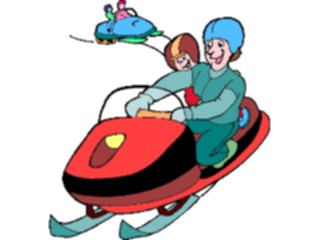 Sticker Custom Preview Image #097683 Outdoor Recreation Winter Activities Snowmobile14