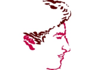 Sticker Custom Preview Image #097785 People Brush Stroke Woman Sketch05