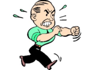 Sticker Custom Preview Image #098073 People Cartoons Angry Man03