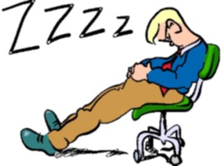 Sticker Custom Preview Image #098100 People Cartoons Asleep