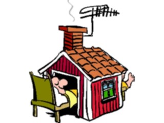 Sticker Custom Preview Image #098101 People Cartoons Asleepat Home