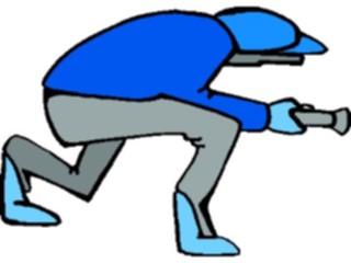 Sticker Custom Preview Image #098198 People Cartoons Burglar Sneaking