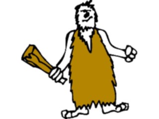 Sticker Custom Preview Image #098211 People Cartoons Cave Man03