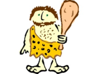 Sticker Custom Preview Image #098213 People Cartoons Cave Man05