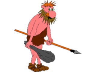 Sticker Custom Preview Image #098226 People Cartoons Cave Man Hunting2