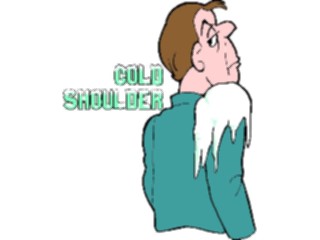 Sticker Custom Preview Image #098251 People Cartoons Cold Shoulder