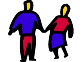 Sticker Custom Preview Image #098252 People Cartoons Colorful Couple