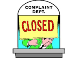 Sticker Custom Preview Image #098263 People Cartoons Complaints Closed