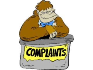 Sticker Custom Preview Image #098267 People Cartoons Complaints Gorilla