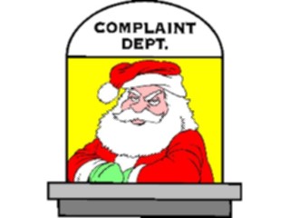 Sticker Custom Preview Image #098272 People Cartoons Complaints Santa