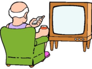 Sticker Custom Preview Image #098291 People Cartoons Couch Potato7