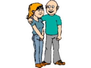 Sticker Custom Preview Image #098296 People Cartoons Couple2