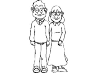 Sticker Custom Preview Image #098319 People Cartoons Couple Happy2