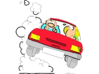 Sticker Custom Preview Image #098344 People Cartoons Crazy Driver