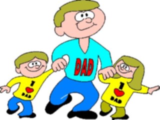 Sticker Custom Preview Image #098364 People Cartoons Dad Kids