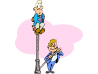 Sticker Custom Preview Image #098406 People Cartoons Elevated Chair