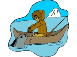 Sticker Custom Preview Image #098465 People Cartoons Eskimo Seal1