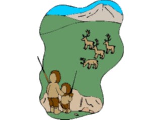 Sticker Custom Preview Image #098484 People Cartoons Eskimos Hunting1