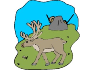 Sticker Custom Preview Image #098485 People Cartoons Eskimos Hunting2