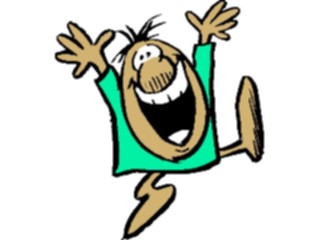 Sticker Custom Preview Image #098491 People Cartoons Excited