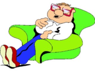 Sticker Custom Preview Image #098493 People Cartoons Exhausted Man2