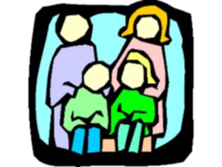 Sticker Custom Preview Image #098505 People Cartoons Family02