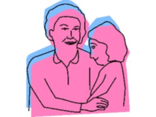 Sticker Custom Preview Image #098533 People Cartoons Father Daughter