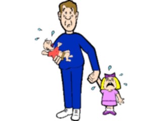 Sticker Custom Preview Image #098537 People Cartoons Father Kids1