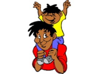 Sticker Custom Preview Image #098544 People Cartoons Father Son03