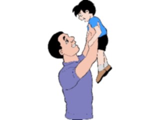 Sticker Custom Preview Image #098545 People Cartoons Father Son04