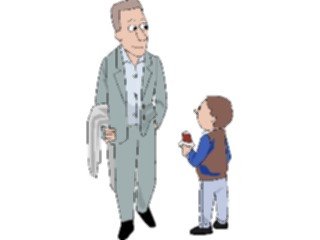 Sticker Custom Preview Image #098546 People Cartoons Father Son05