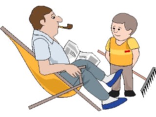 Sticker Custom Preview Image #098547 People Cartoons Father Son06