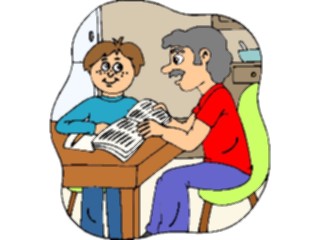 Sticker Custom Preview Image #098550 People Cartoons Father Son09