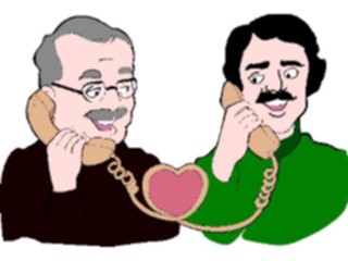 Sticker Custom Preview Image #098556 People Cartoons Father Sonon Phone