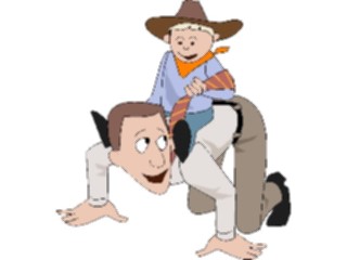 Sticker Custom Preview Image #098559 People Cartoons Father Son Playing3