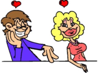 Sticker Custom Preview Image #098591 People Cartoons Flirting1