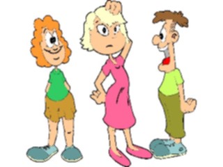 Sticker Custom Preview Image #098615 People Cartoons Friends Talking1