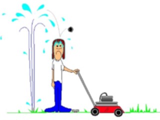 Sticker Custom Preview Image #098620 People Cartoons Gardener