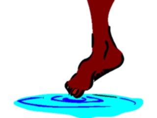 Sticker Custom Preview Image #098627 People Cartoons Getting Feet Wet