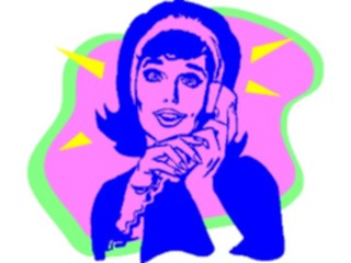 Sticker Custom Preview Image #098638 People Cartoons Girlon Phone